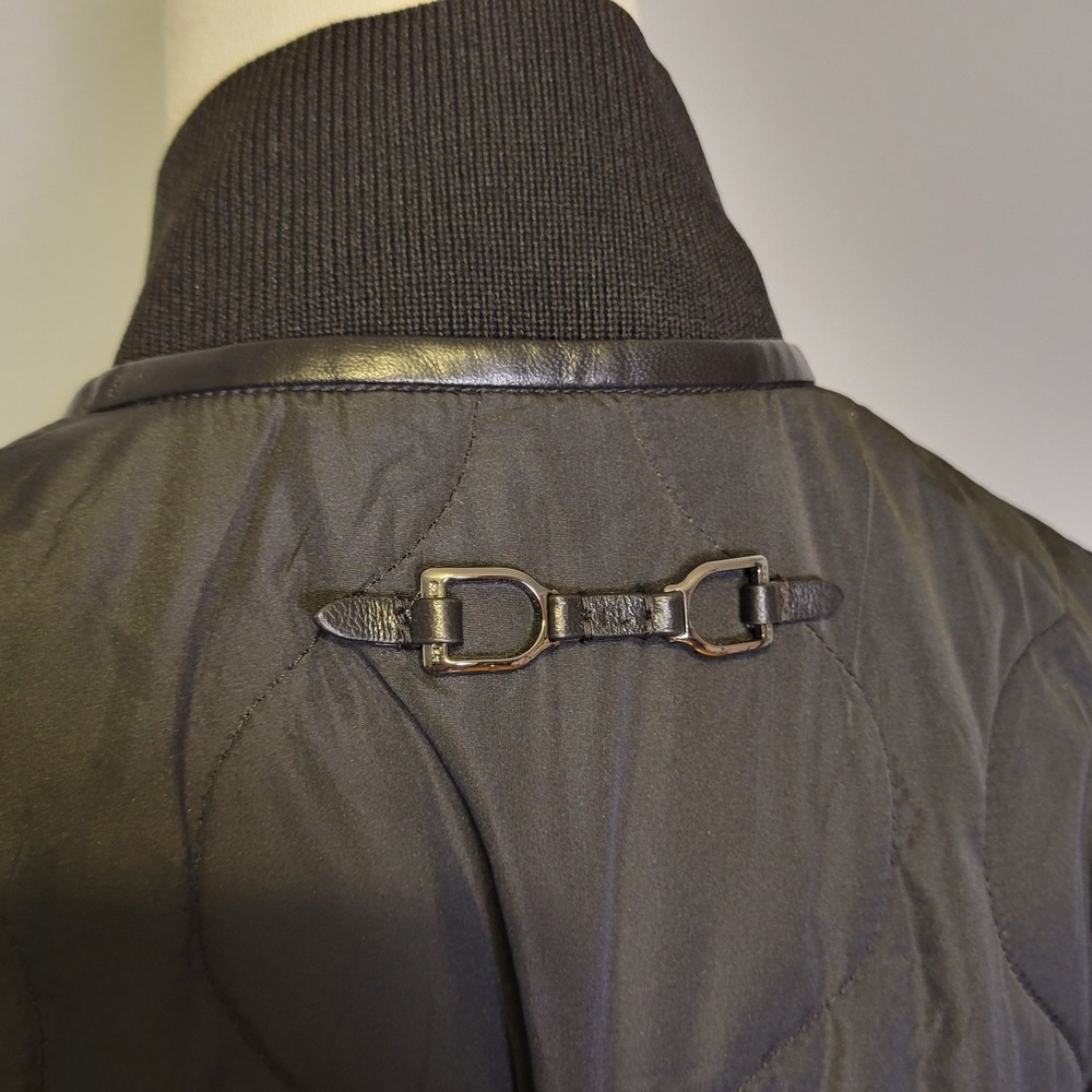 Ralph Lauren Purple Label‎ Arnett Water Repellent Taffeta Coat Womens 10 $1.650 - Picture 6 of 13